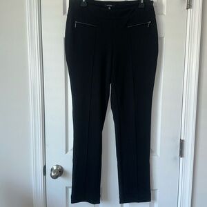 Rafaella black women  leggings size 10 tall good condition